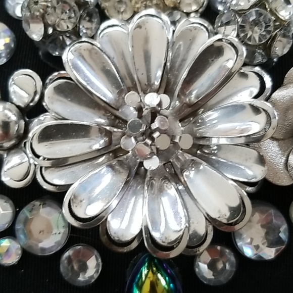 NWT Repurposed Vintage 50s Jewelry Clutch Handbag - Picture 5 of 13